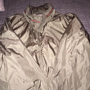 Gucci windbreaker with concealable hoodie.